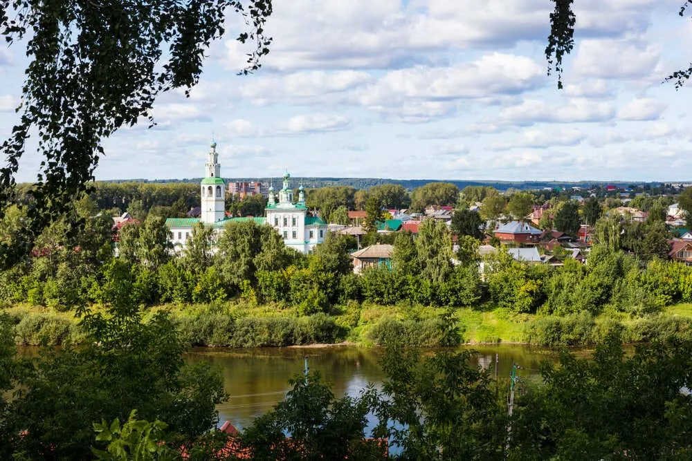 Пермский край вид на город Кунгур